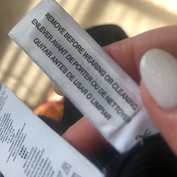 Michael Kors ribbed mock neck mini black dress - Picture 4 of 5